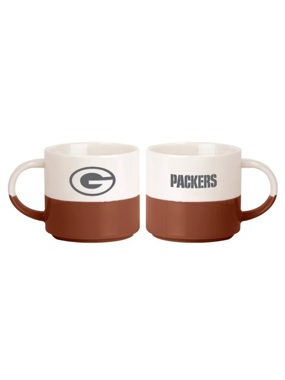 Green Bay Packers 15oz Walmart Holiday Stackable Mug Set